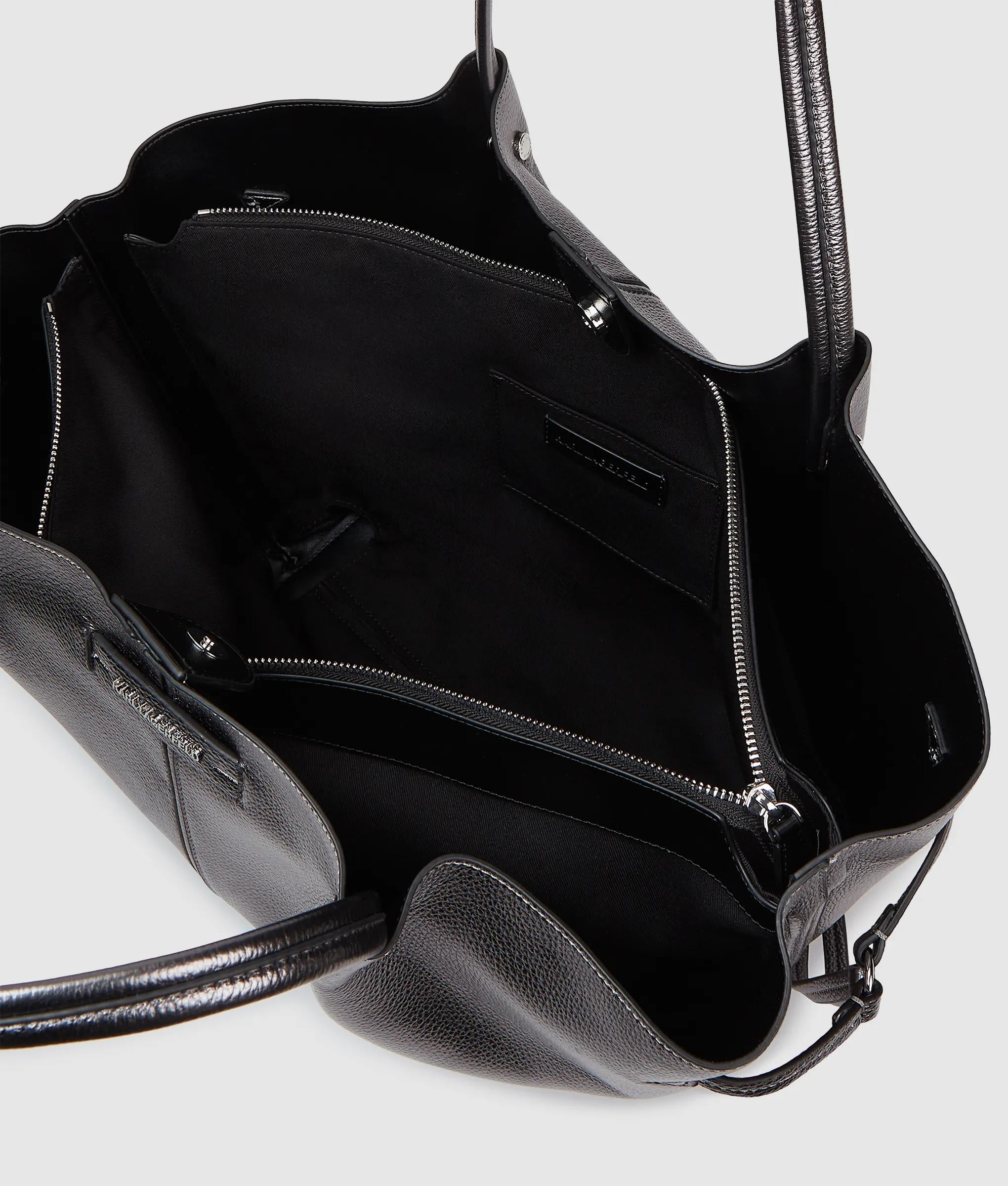 K/Pierced metallic tote bag