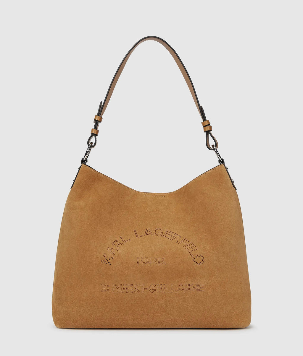 K/Daily suede hobo bag
