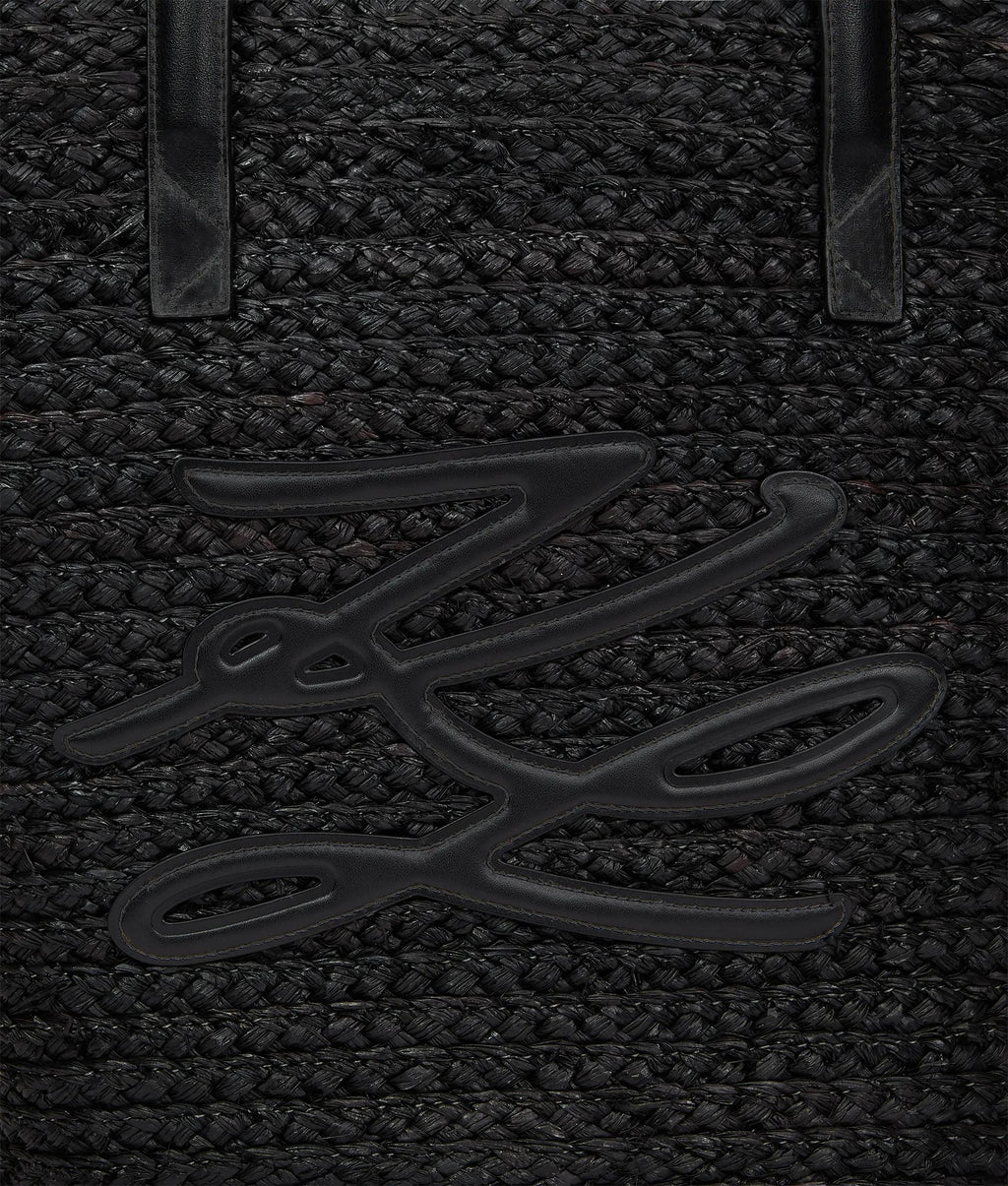 Autograph raffia beach bag
