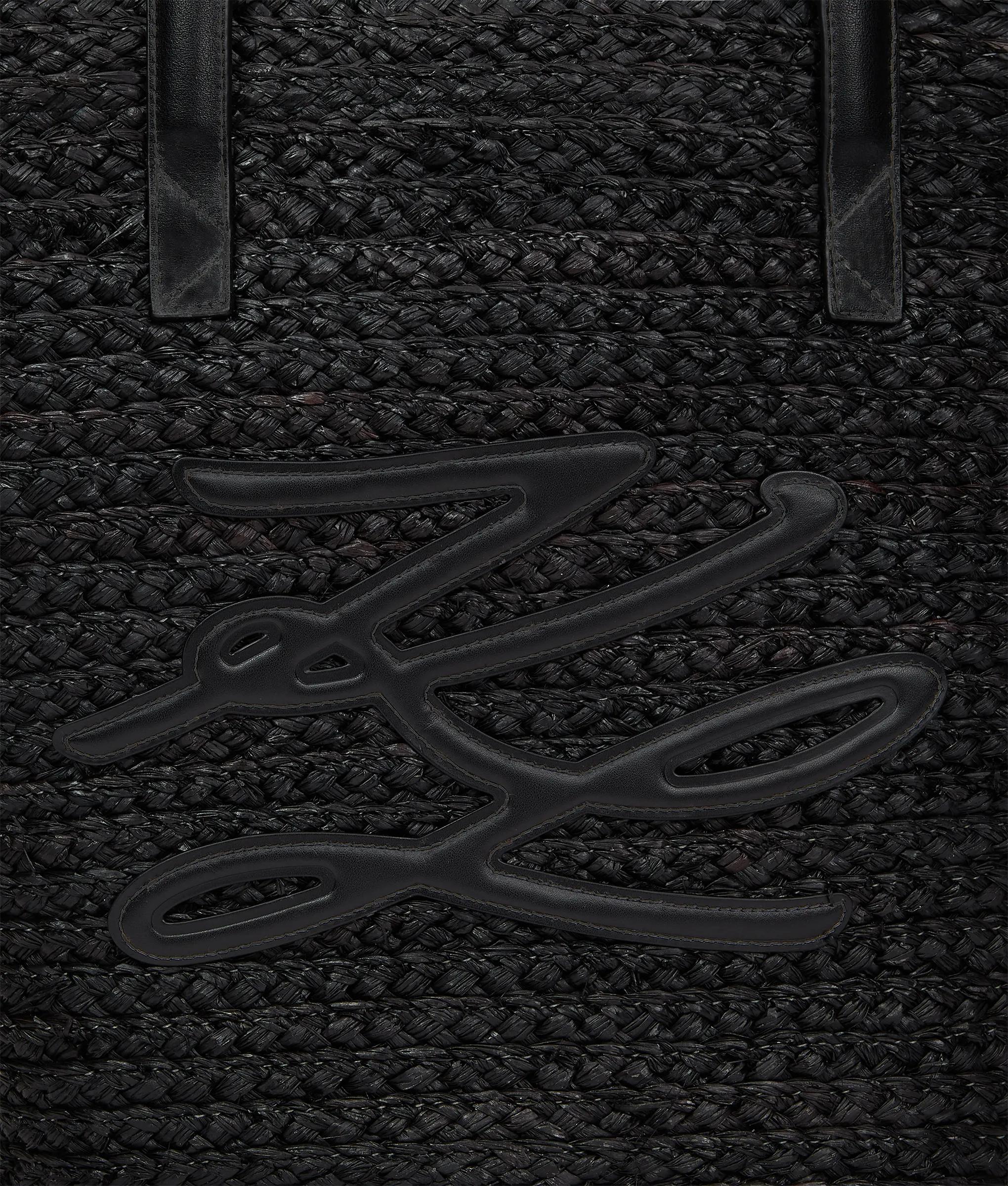 Autograph raffia beach bag