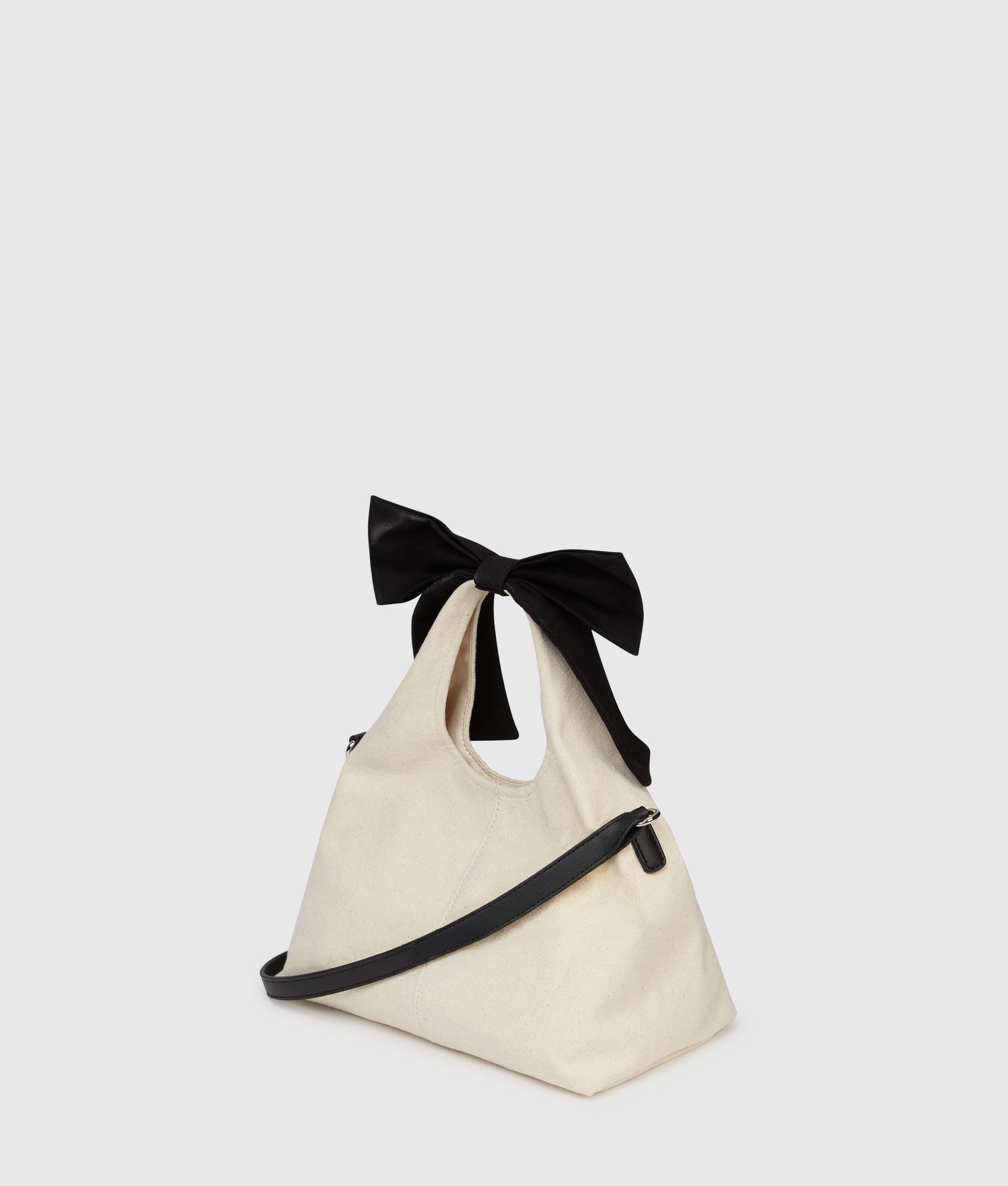 K/Signature ribbon bow shopper