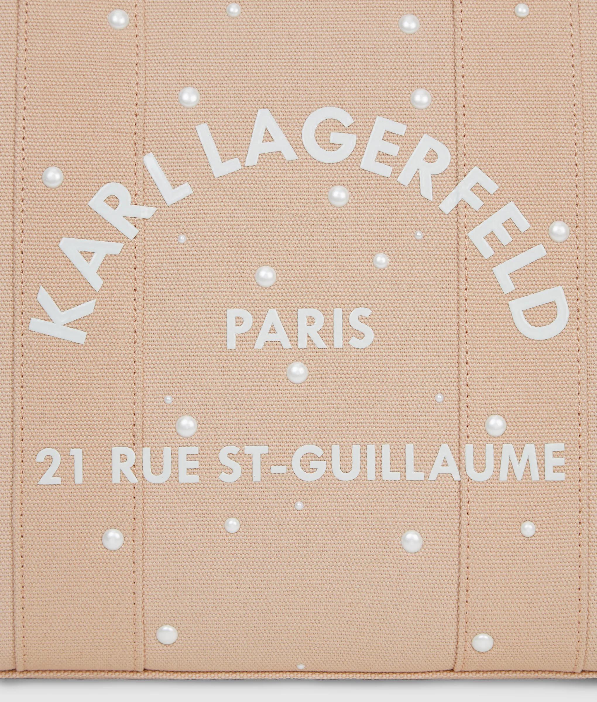 Exclusive Rue St-Guillaume faux-pearls medium tote bag