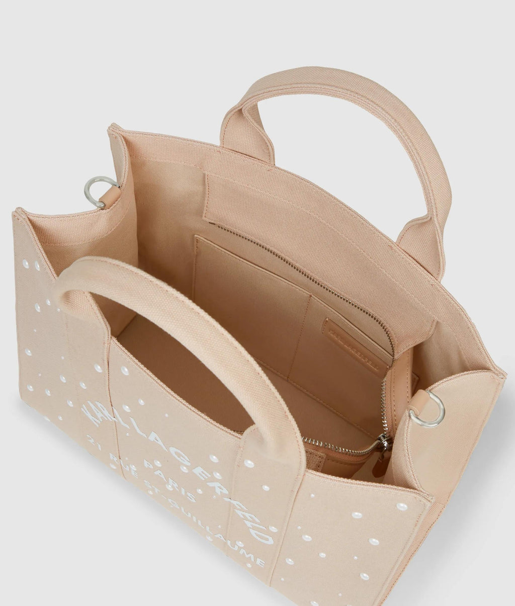 Exclusive Rue St-Guillaume faux-pearls medium tote bag