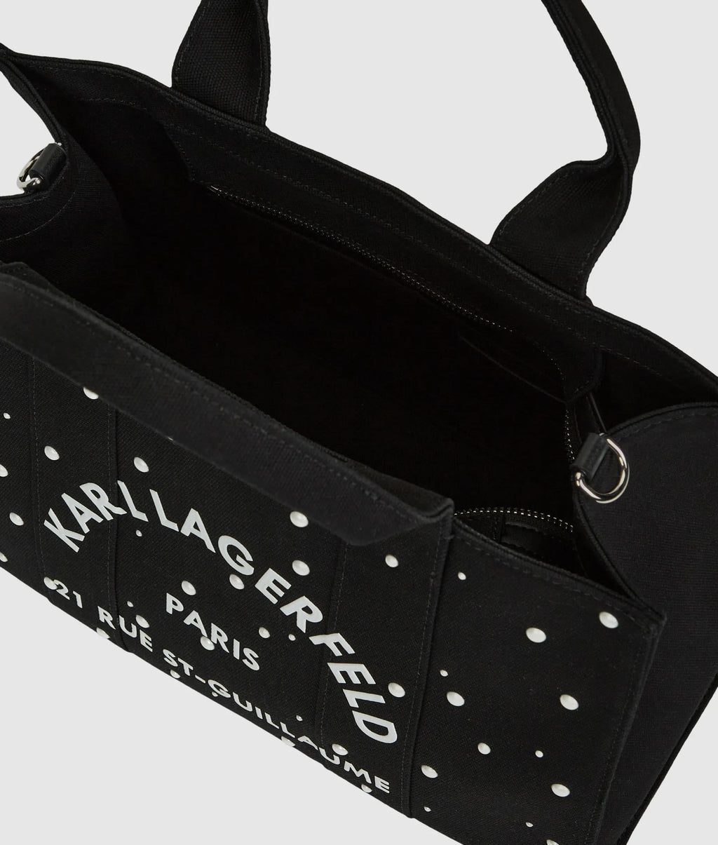 Exclusive Rue St-Guillaume faux-pearls medium tote bag