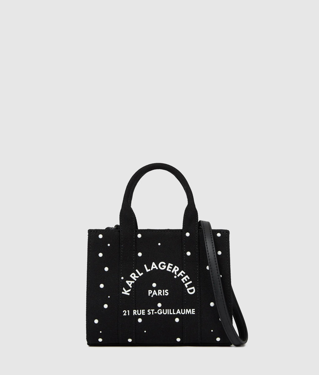 Rue St-Guillaume mini faux-pearls tote bag