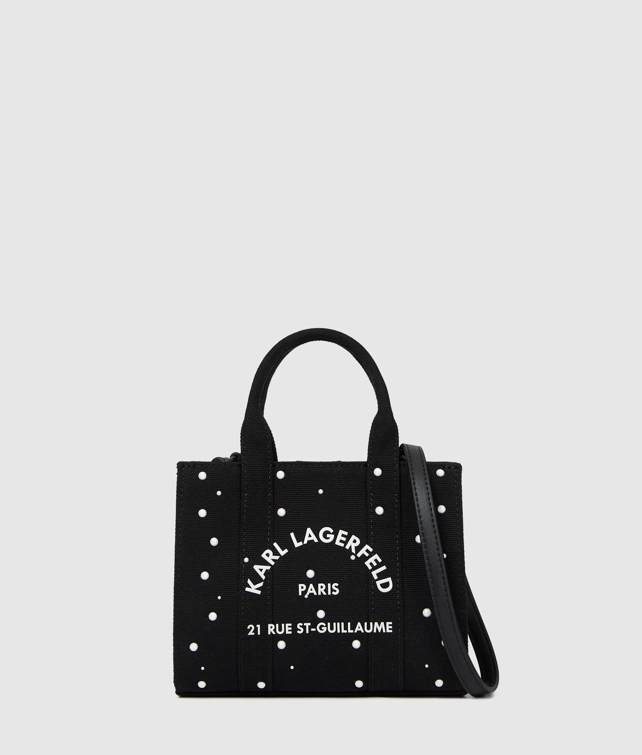Rue St-Guillaume mini faux-pearls tote bag