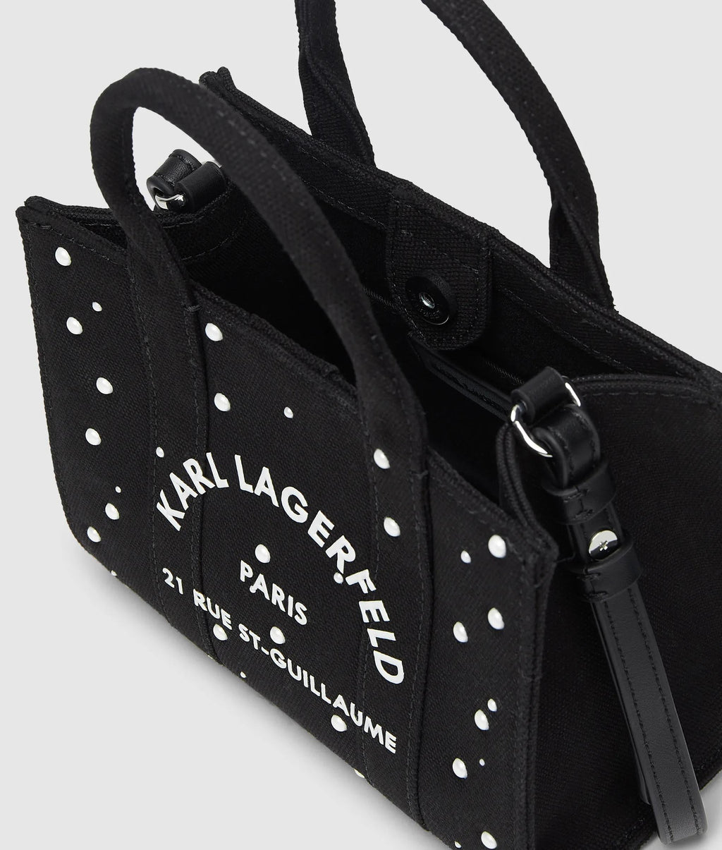 Rue St-Guillaume mini faux-pearls tote bag