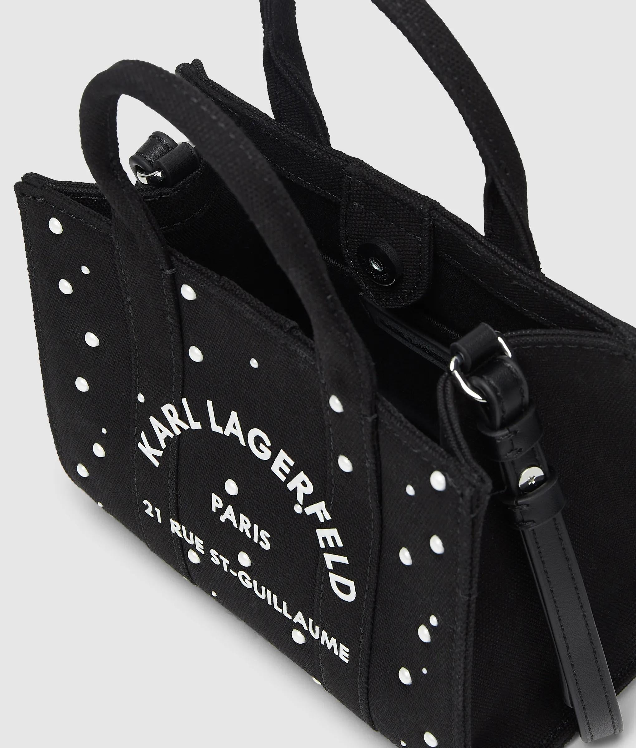 Rue St-Guillaume mini faux-pearls tote bag