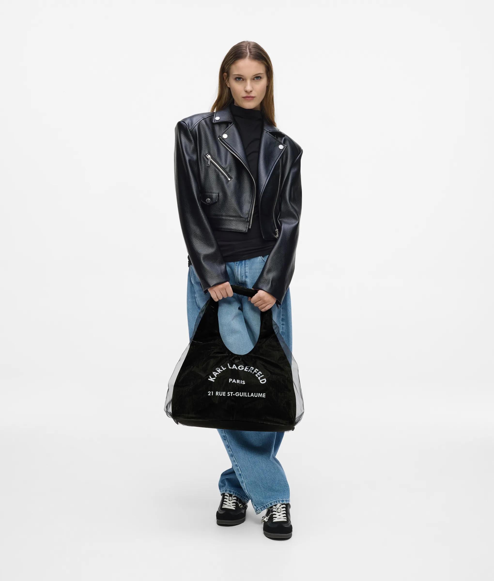 Rue St-Guillaume mesh hobo bag