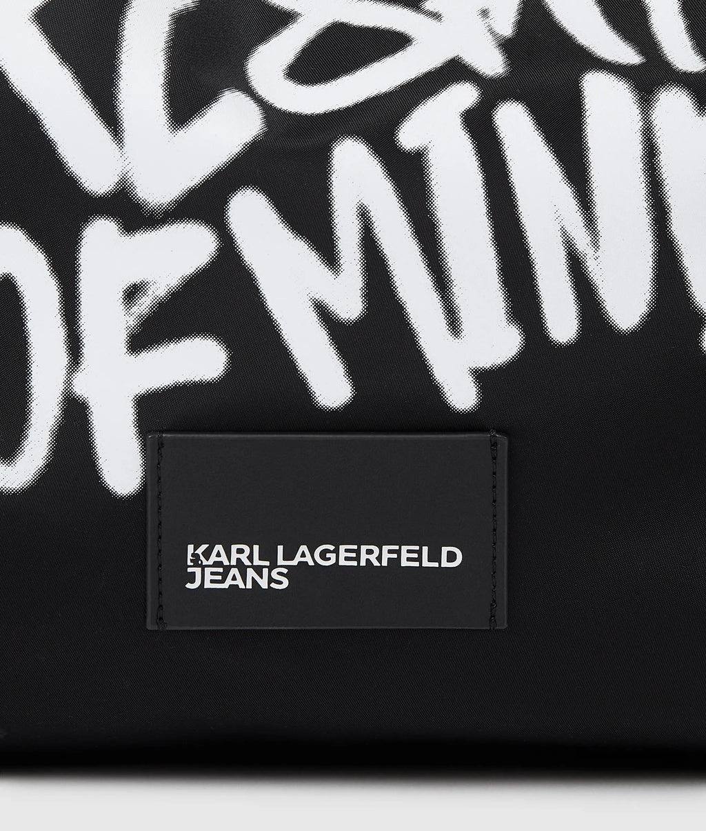 Slouchy Karl quote tote bag
