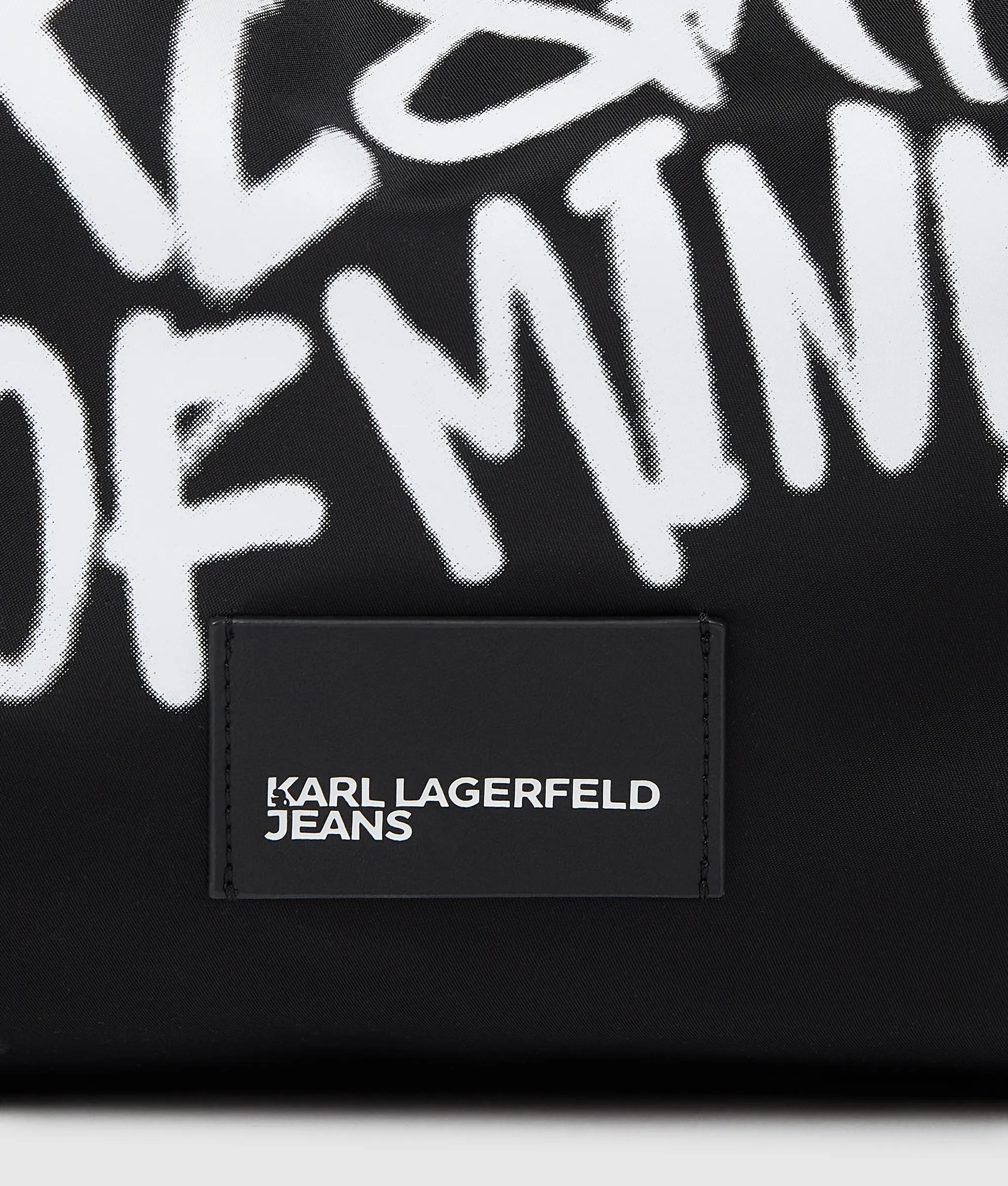 Slouchy Karl quote tote bag