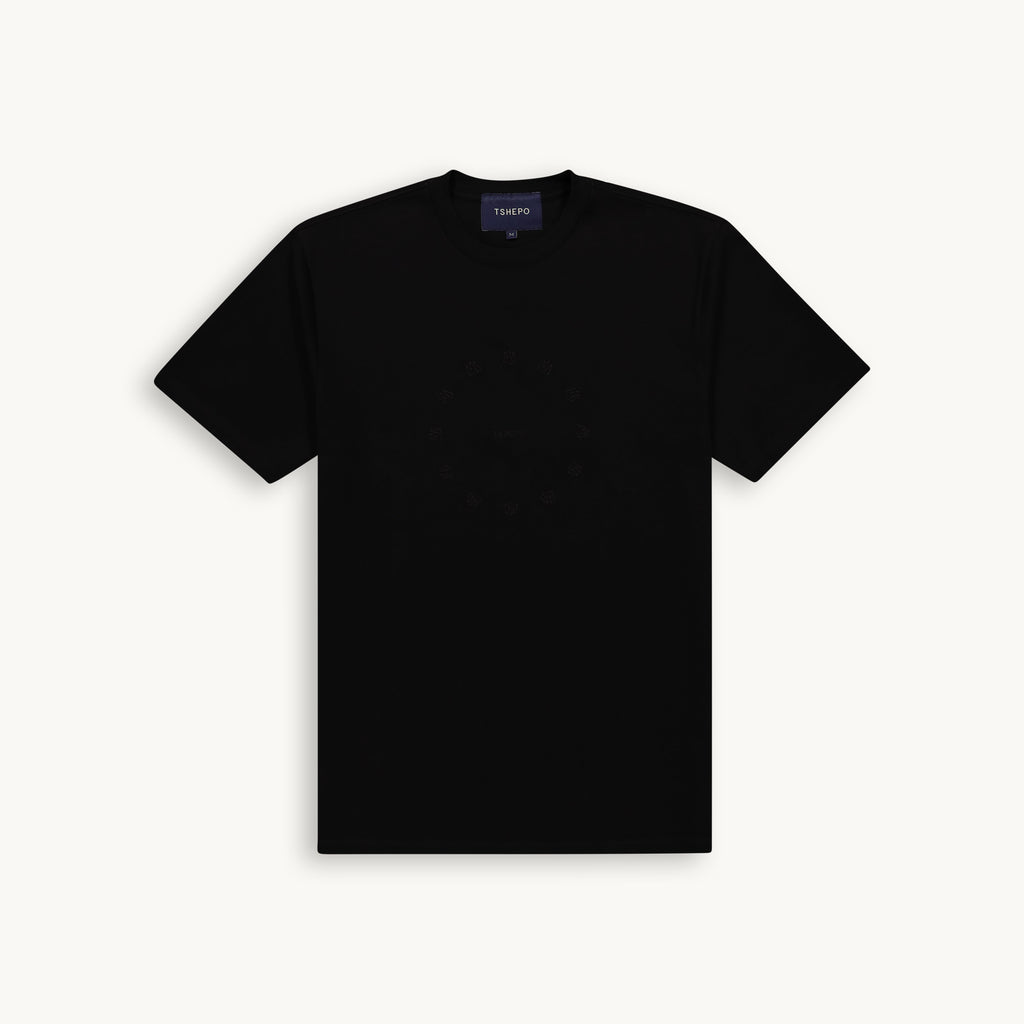 CROWN ROTATION BLACK T-SHIRT