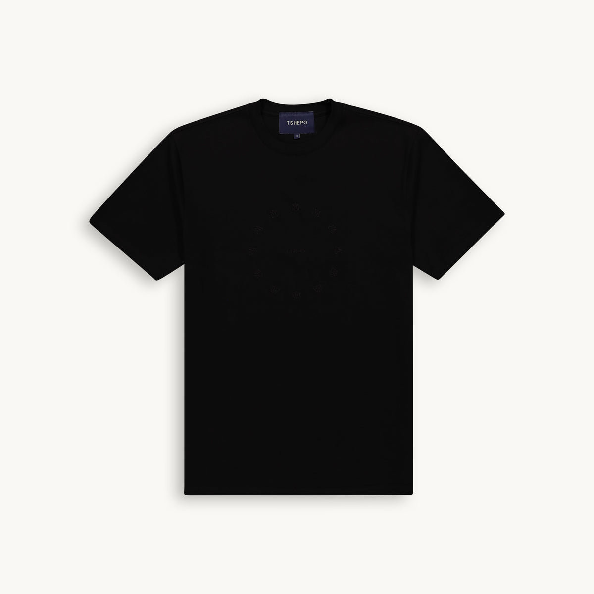 CROWN ROTATION BLACK T-SHIRT