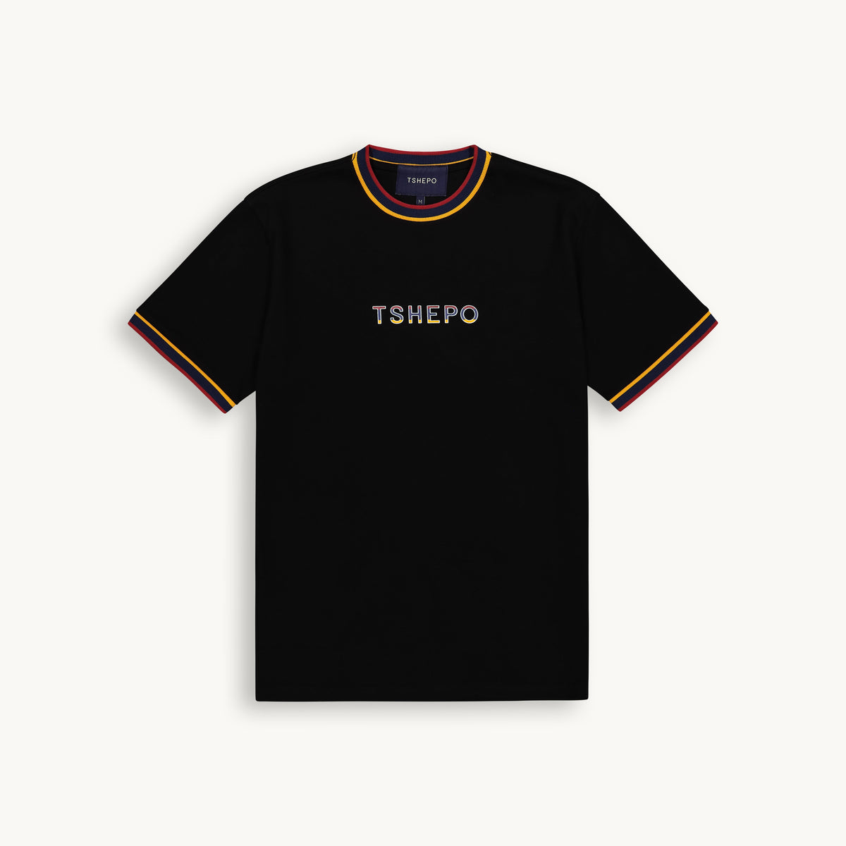 TSHEPO FLAG RIBBED BLACK