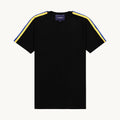 FLAG SHOULDER TAPE  BLACK T-SHIRT