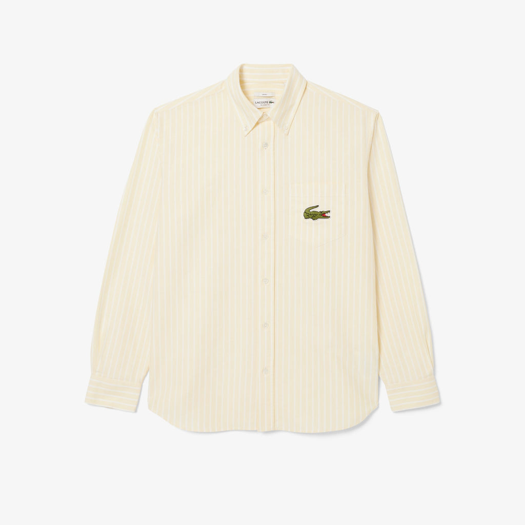Relaxed Fit Striped Oxford Shirt