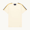 FLAG SHOULDER TAPE IVORY T-SHIRT