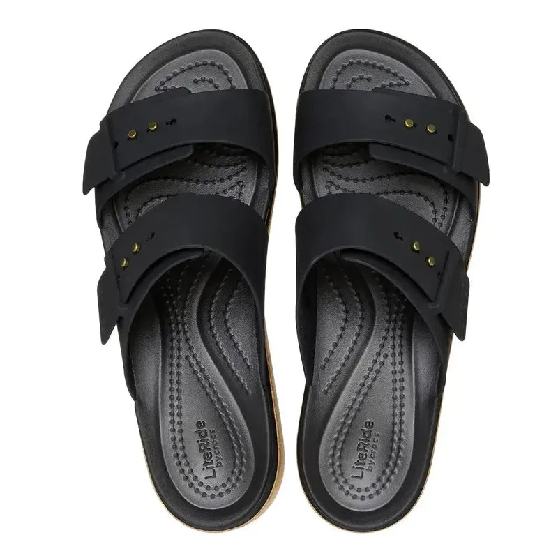 Crocs Brooklyn Cork Buckle - Black