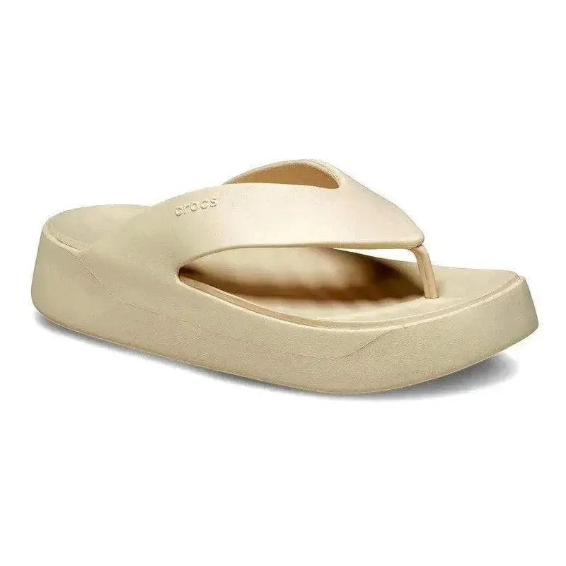 Crocs Getaway Platform Flip- Stucco
