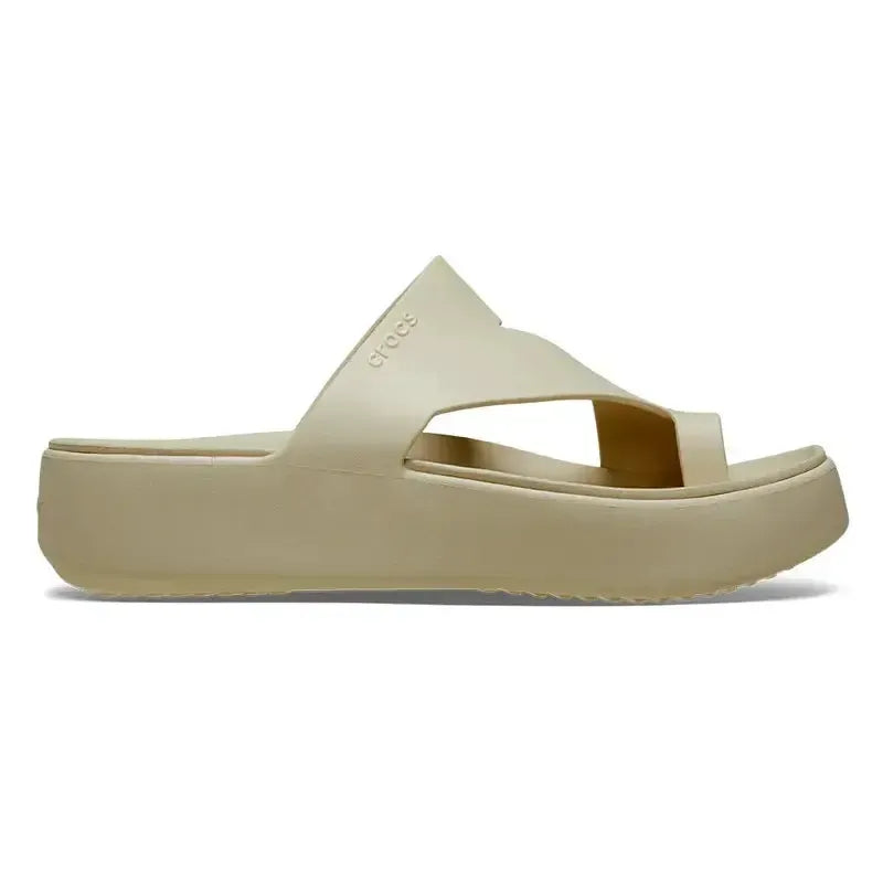 Crocs Getaway Platform Toe Loop - Sandstone