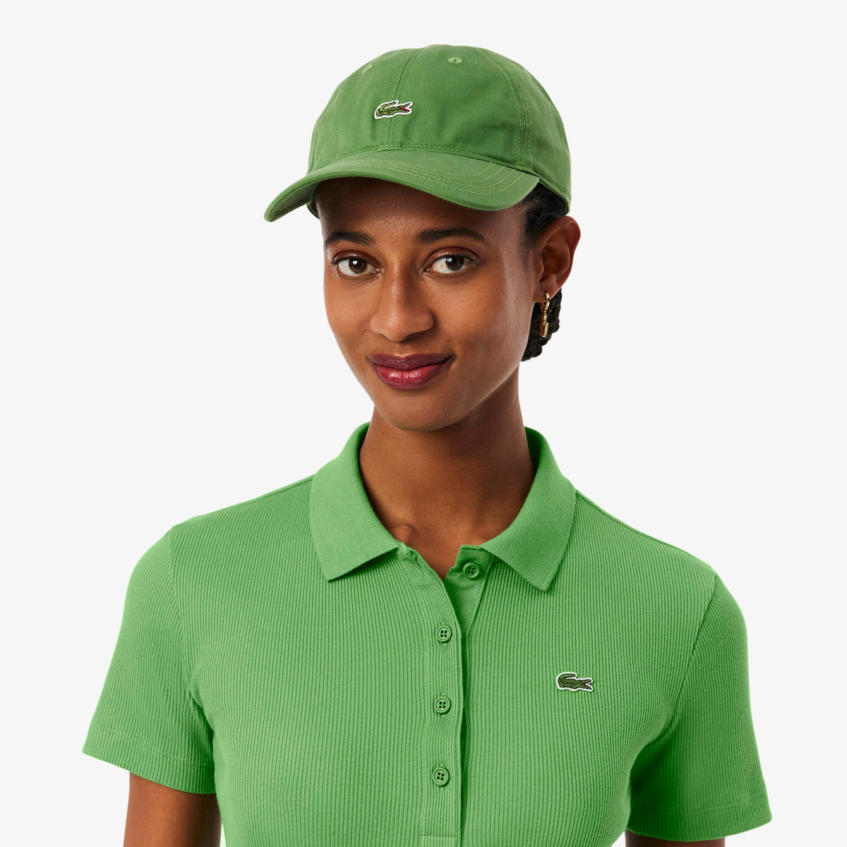 Slim Fit L.12.D Ribbed Cotton Polo Shirt