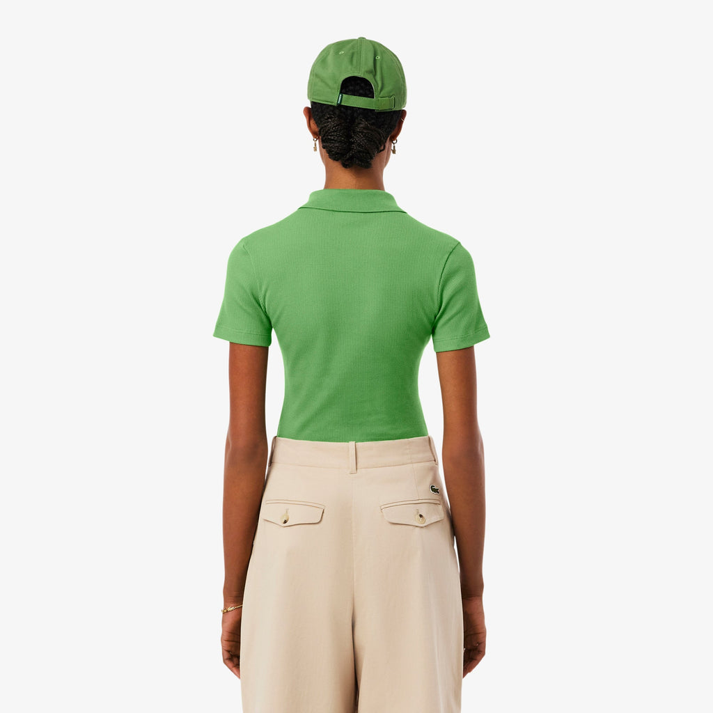 Slim Fit L.12.D Ribbed Cotton Polo Shirt