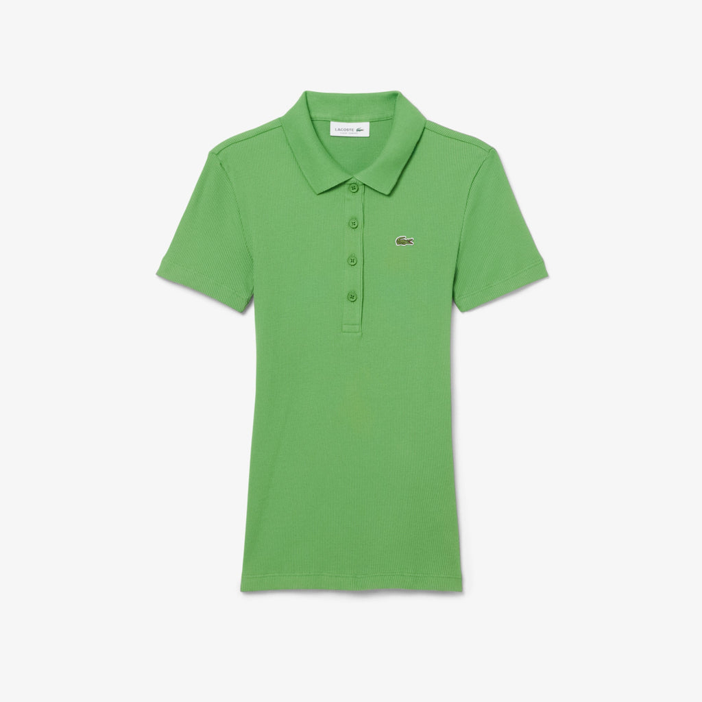 Slim Fit L.12.D Ribbed Cotton Polo Shirt
