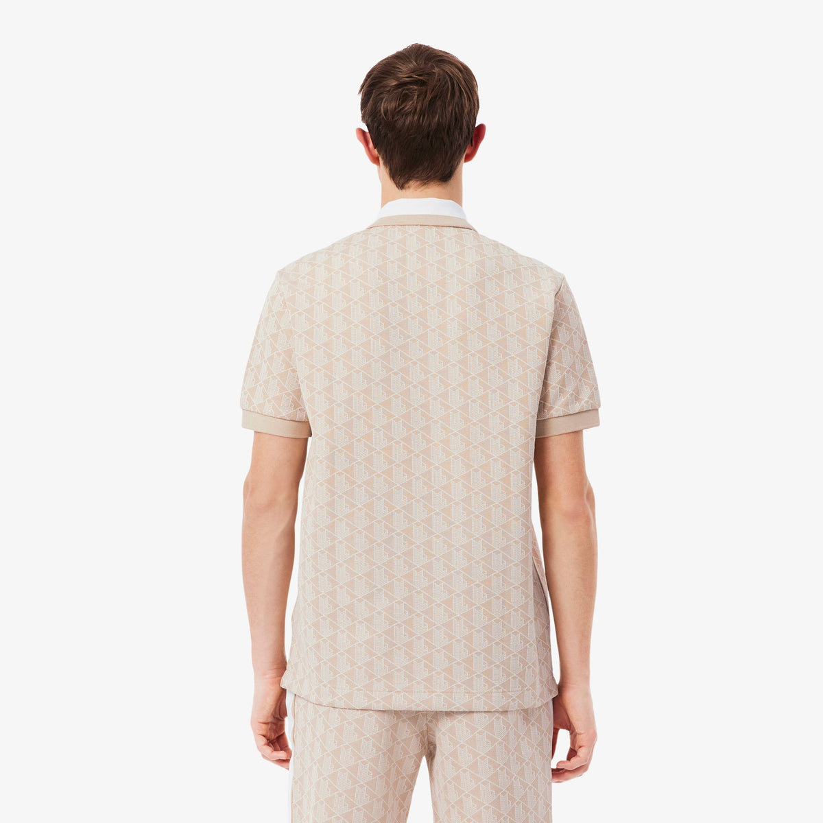 Classic Fit Monogram Jacquard Polo Shirt