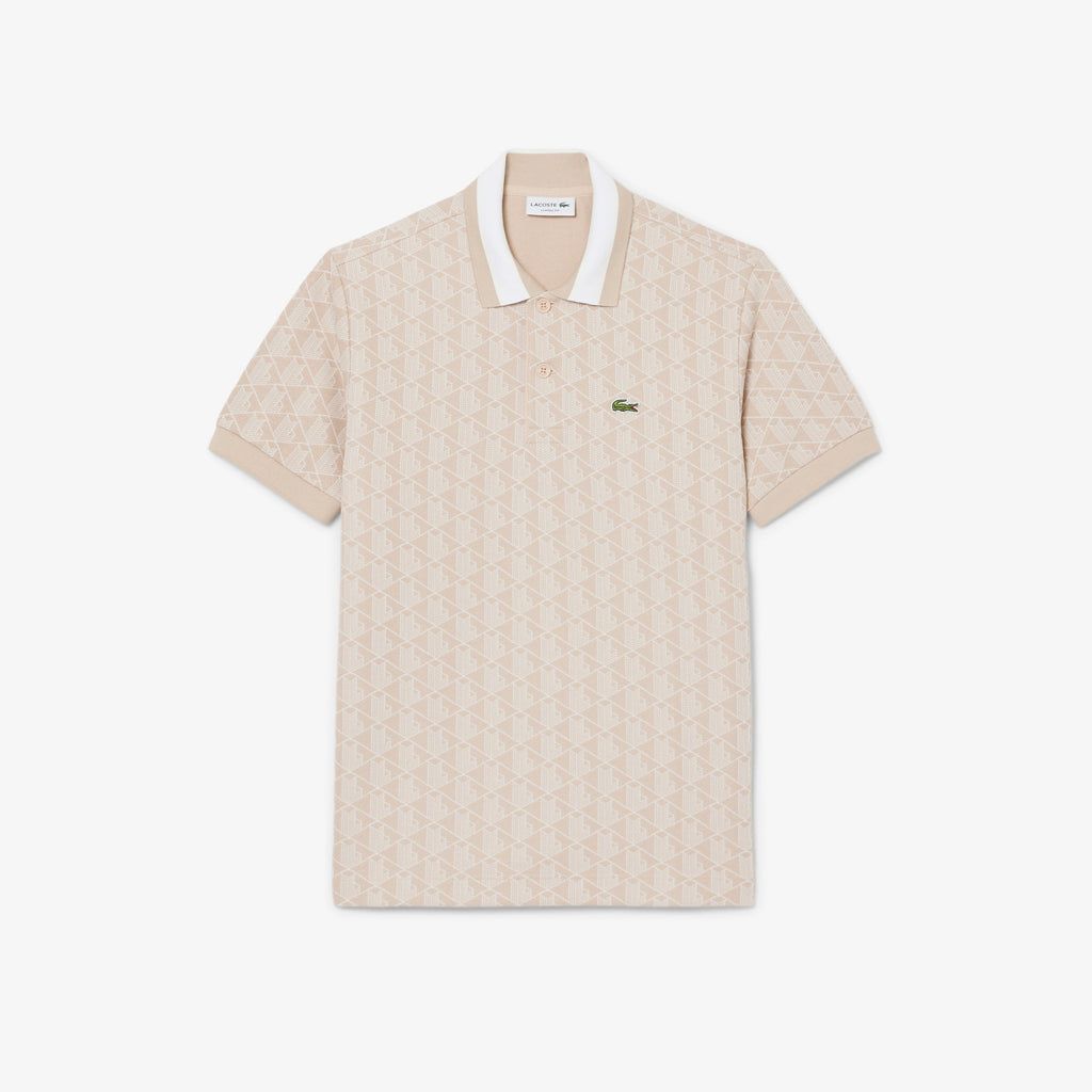 Classic Fit Monogram Jacquard Polo Shirt