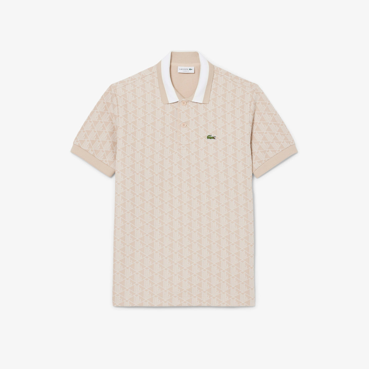 Classic Fit Monogram Jacquard Polo Shirt