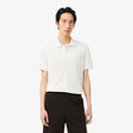 Classic Fit Ribbed Knit Polo Shirt