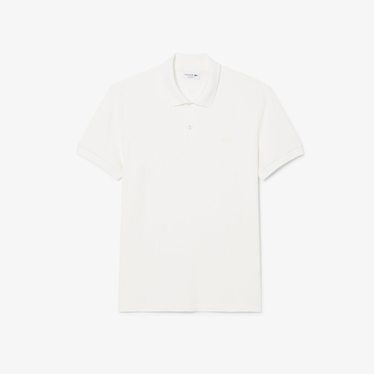 Classic Fit Ribbed Knit Polo Shirt
