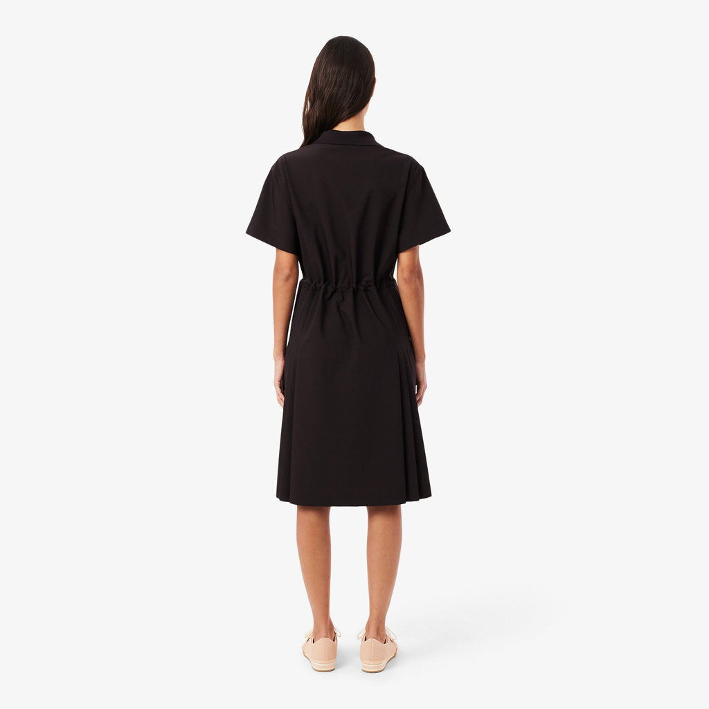 Wool blend Pleated Polo Dress
