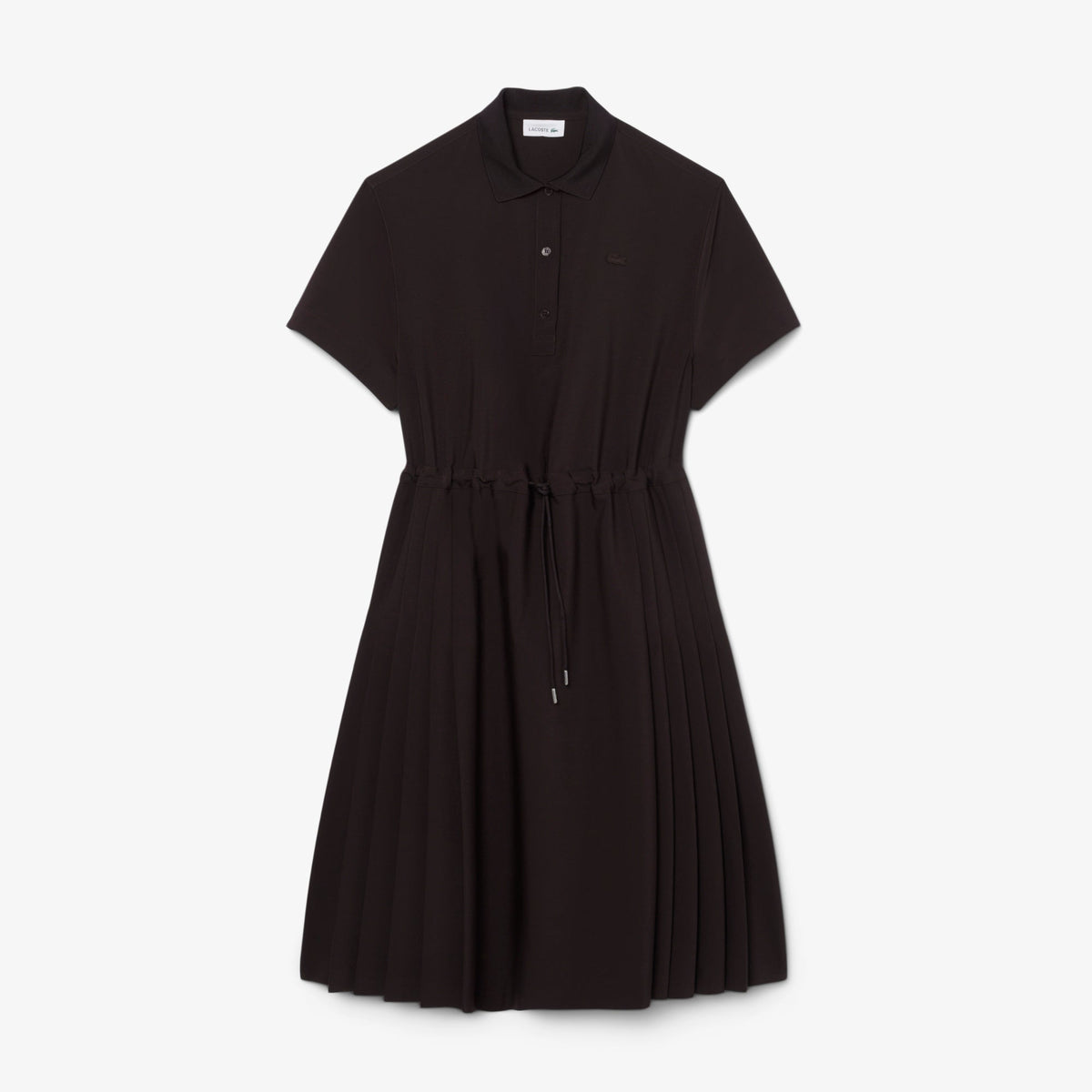 Wool blend Pleated Polo Dress