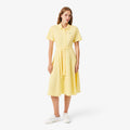 Flared Petit Piqué Polo Dress