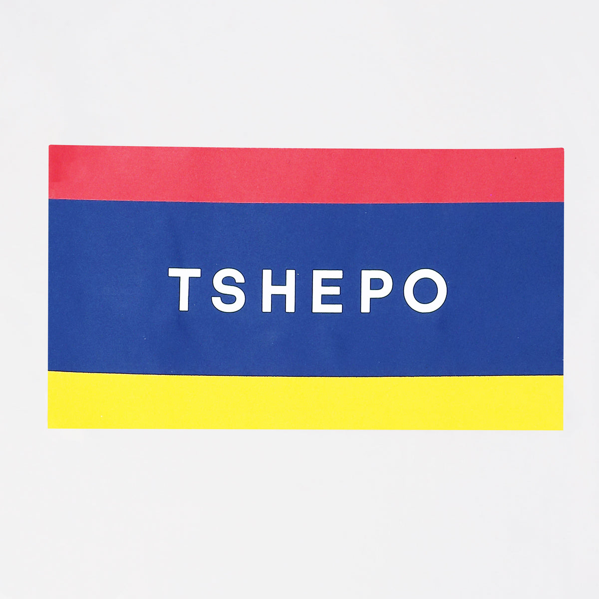 TSHEPO FLAGSHIP WHITE T-SHIRT