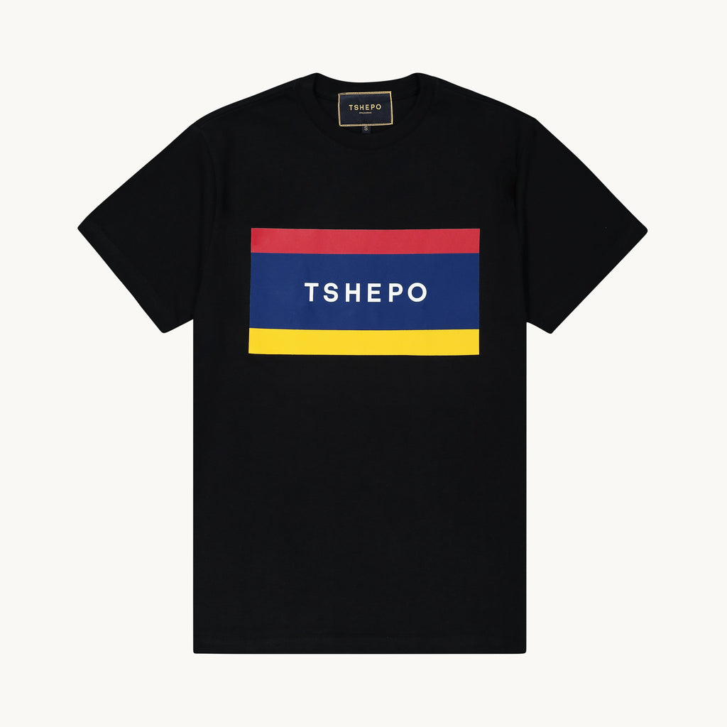 FLAGSHIP T-SHIRT, BLACK