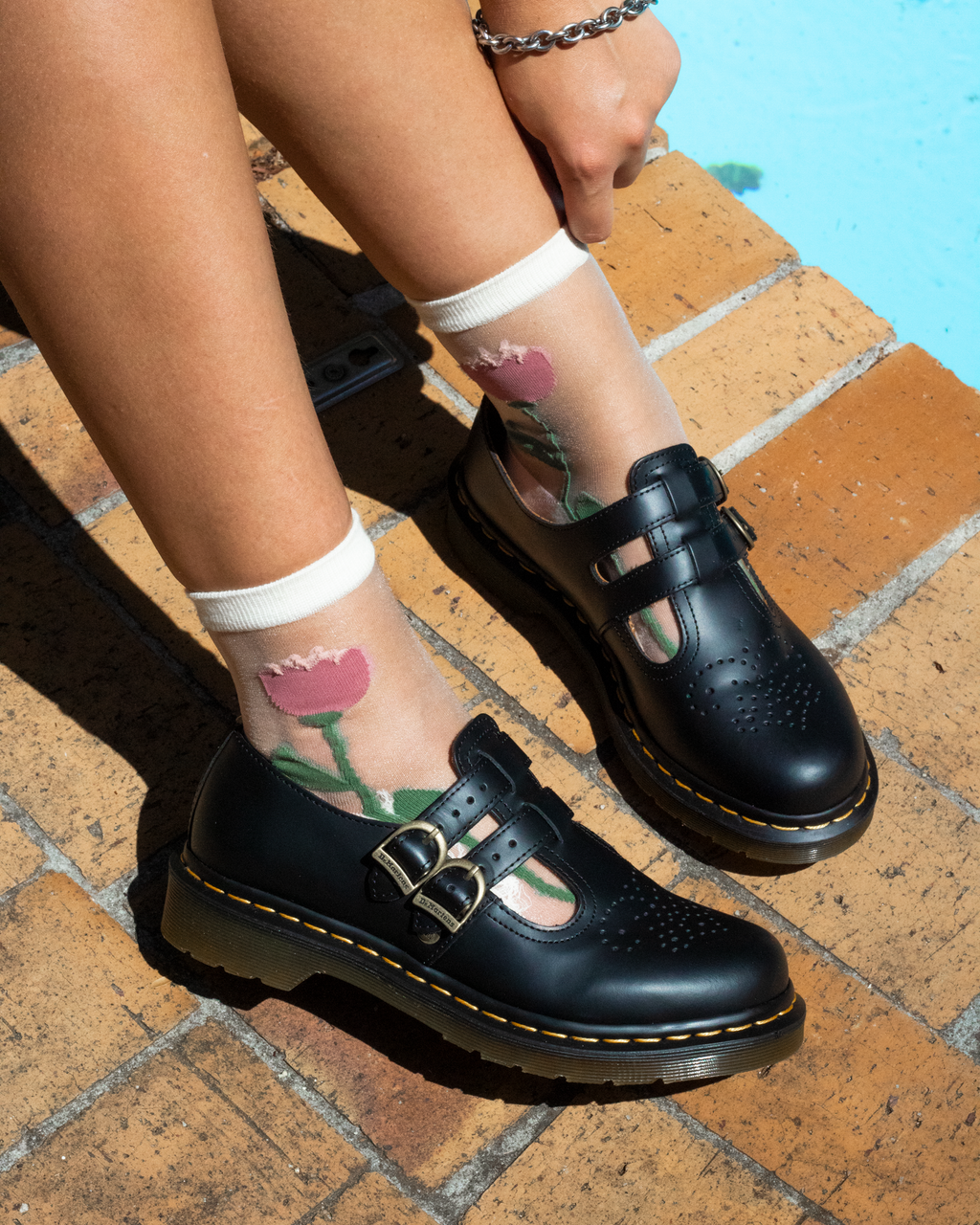 DR. MARTENS 8065 MARY JANE BLACK SMOOTH