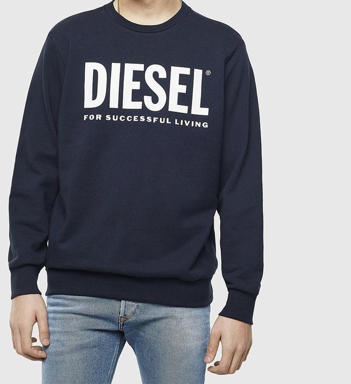 DIESEL S-GIRK DIVISION LOGO SWEATSHIRT