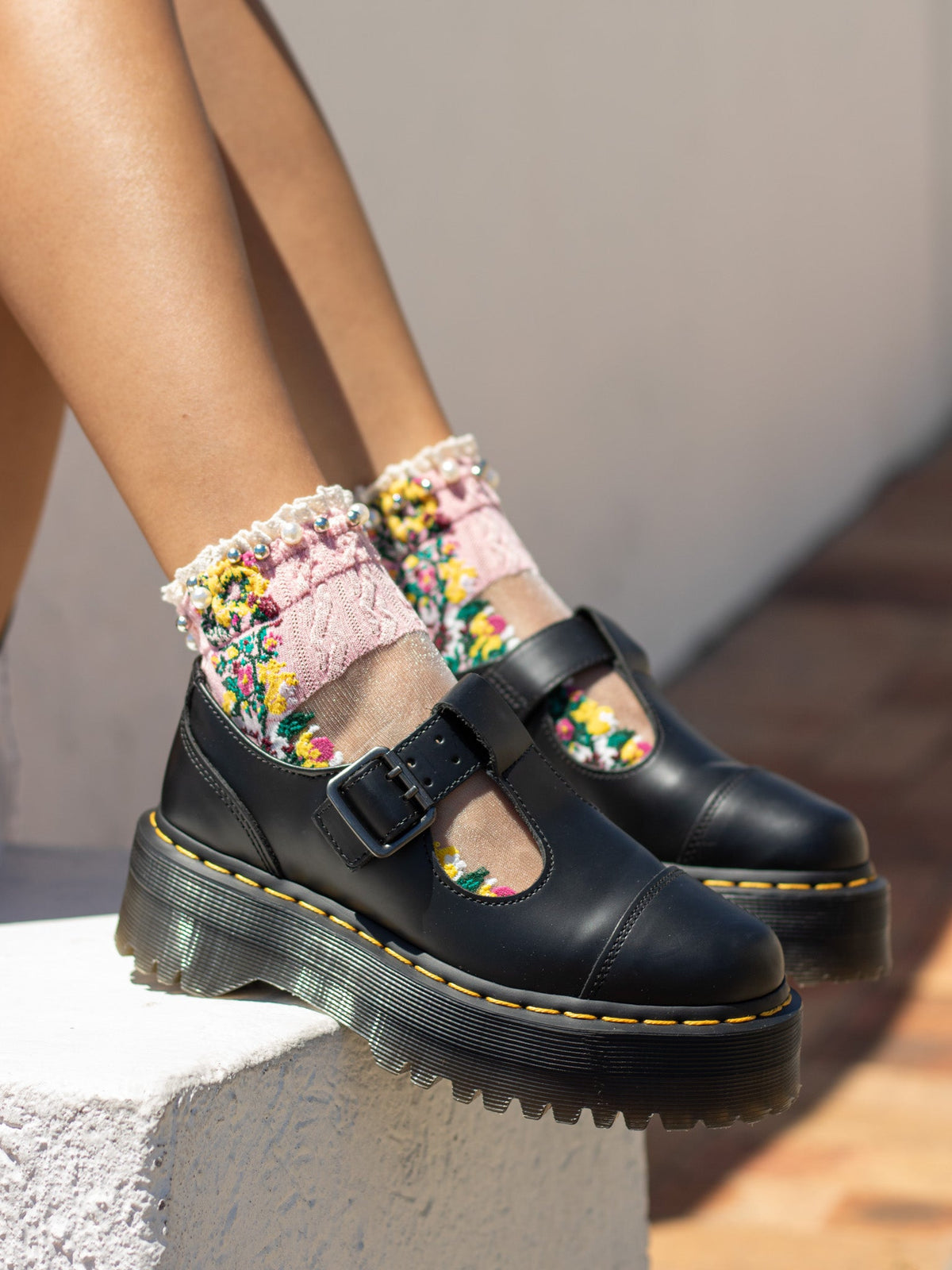 DR. MARTENS BETHAN MARY JANE BLACK SMOOTH