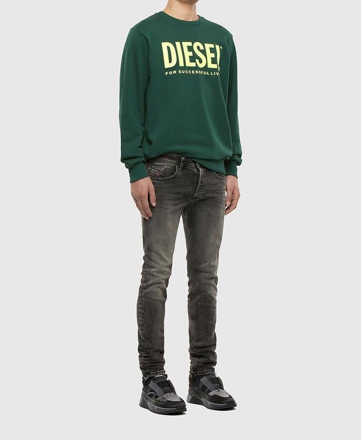 DIESEL S-GIRK DIVISION LOGO SWEATSHIRT