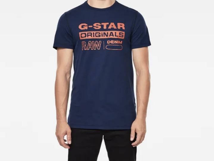 G-STAR RAW WAVY LOGO ORIGINALS T-SHIRT