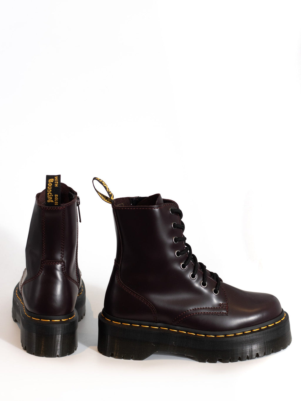 DR. MARTENS JADON BURGUNDY SMOOTH