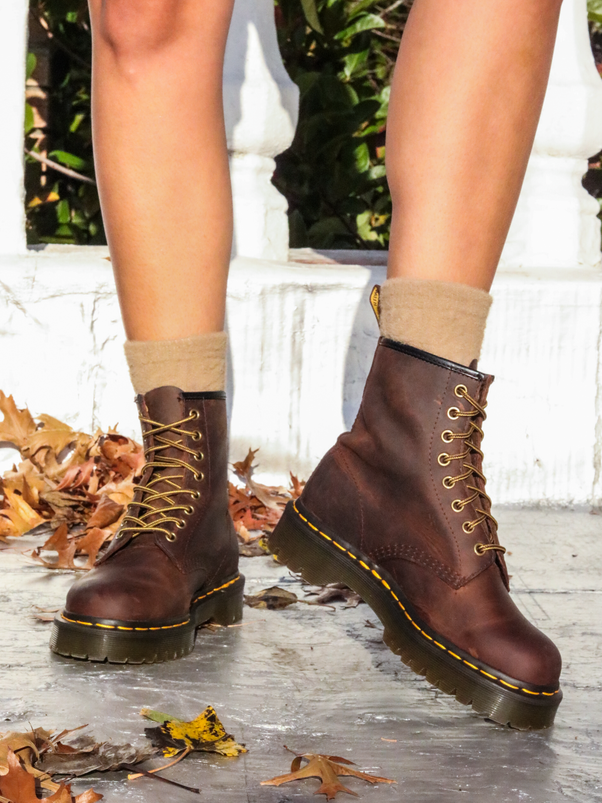 DR. MARTENS 1460 BEX AZTEC CRAZY HORSE BROWN