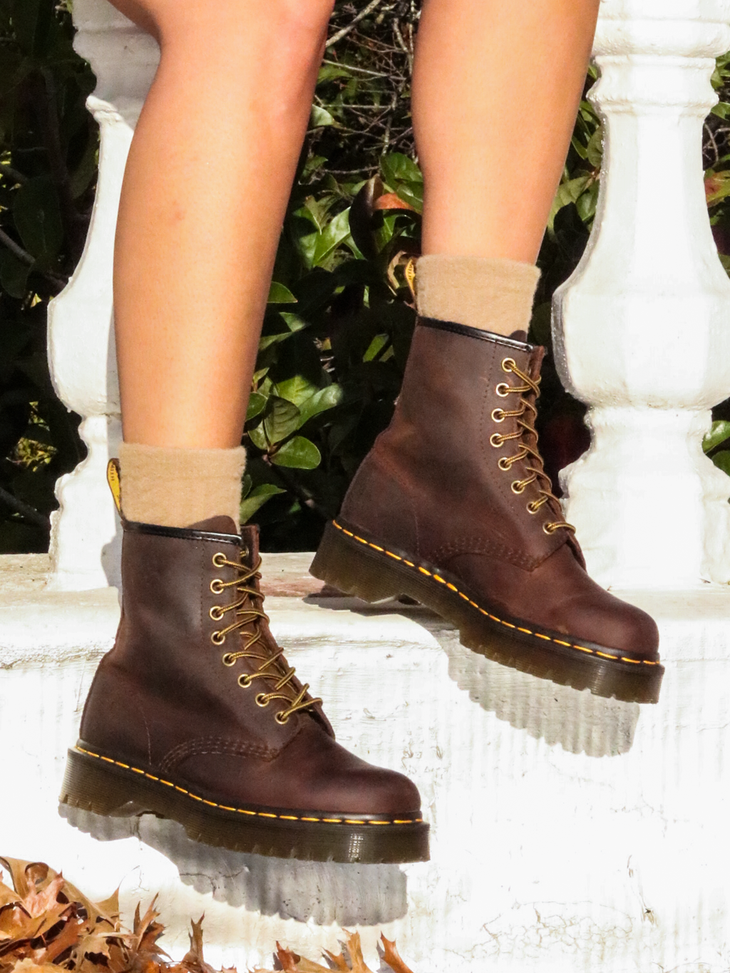 DR. MARTENS 1460 BEX AZTEC CRAZY HORSE BROWN