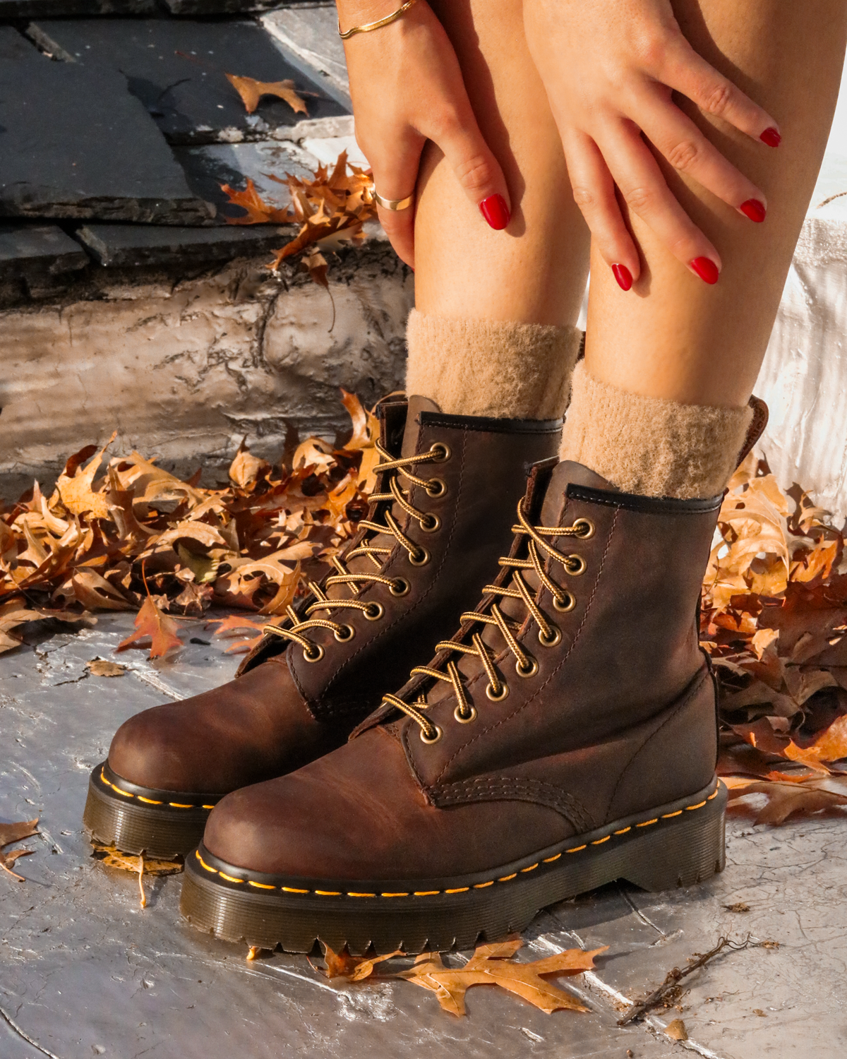 DR. MARTENS 1460 BEX AZTEC CRAZY HORSE BROWN