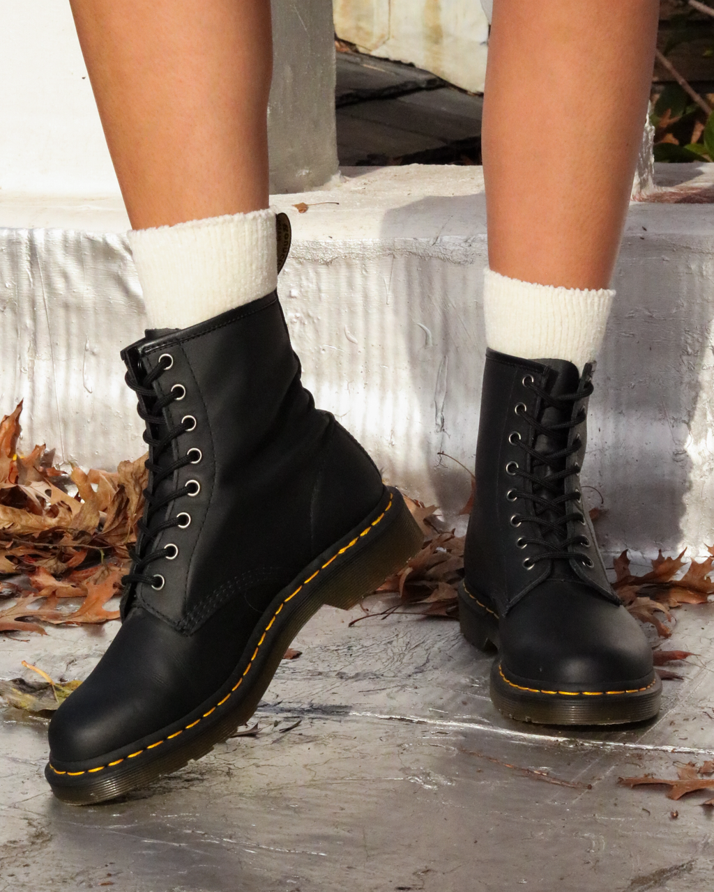 DR. MARTENS 1460 BLACK NAPPA