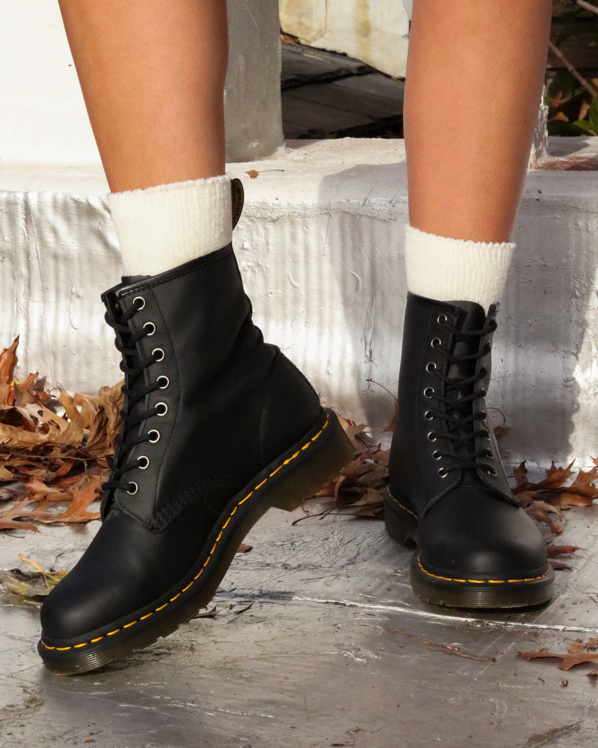 DR. MARTENS 1460 BLACK NAPPA