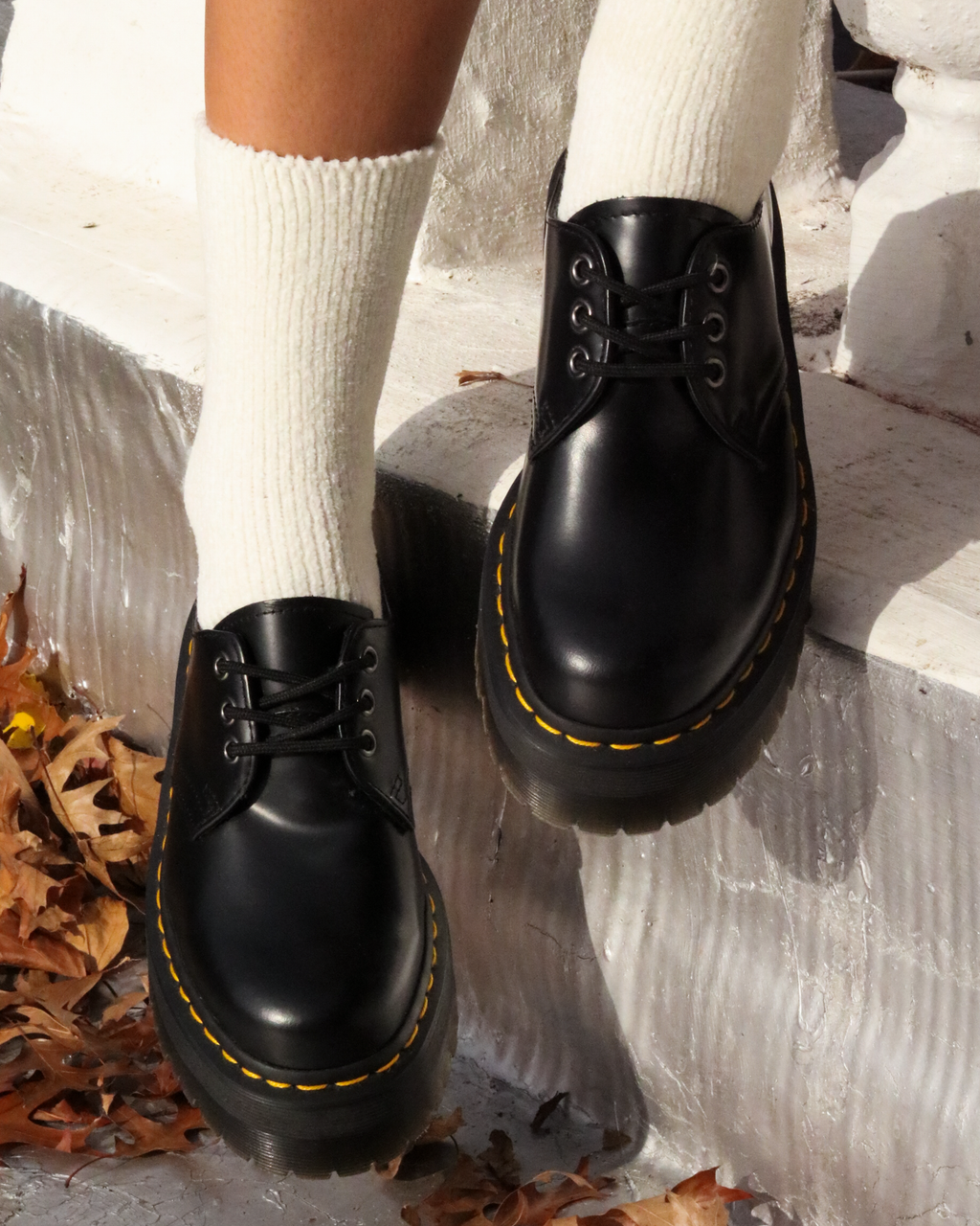 DR. MARTENS 1461 QUAD BLACK SMOOTH