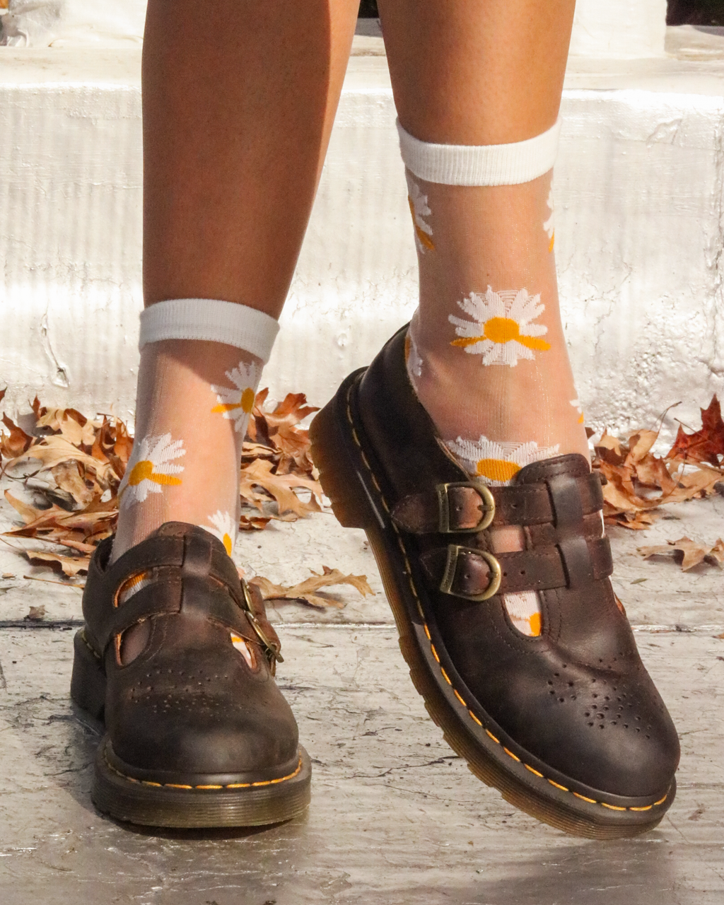 DR. MARTENS 8065 AZTEC CRAZY HORSE LEATHER MARY JANE BROWN